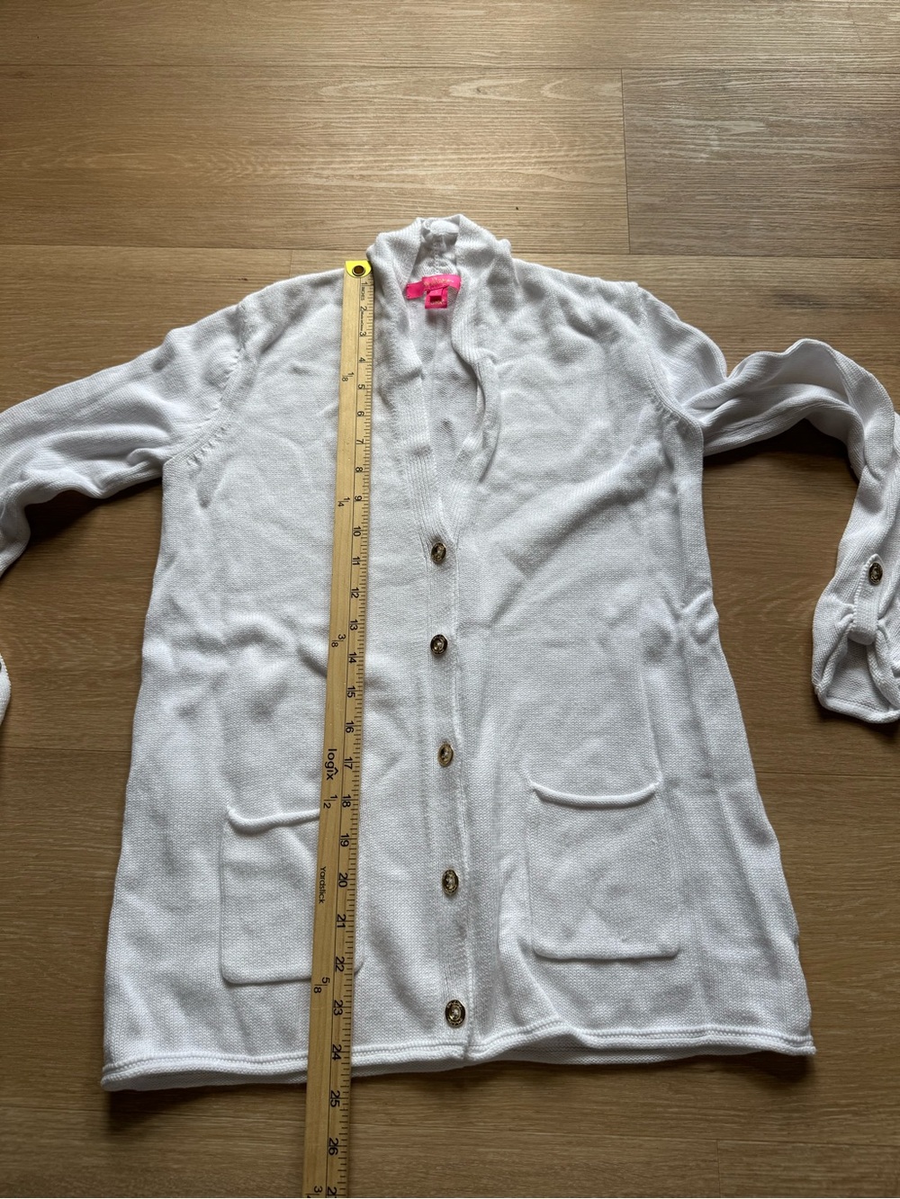 Lilly Pulitzer White Button-Up Cardigan - Picture 4 of 8